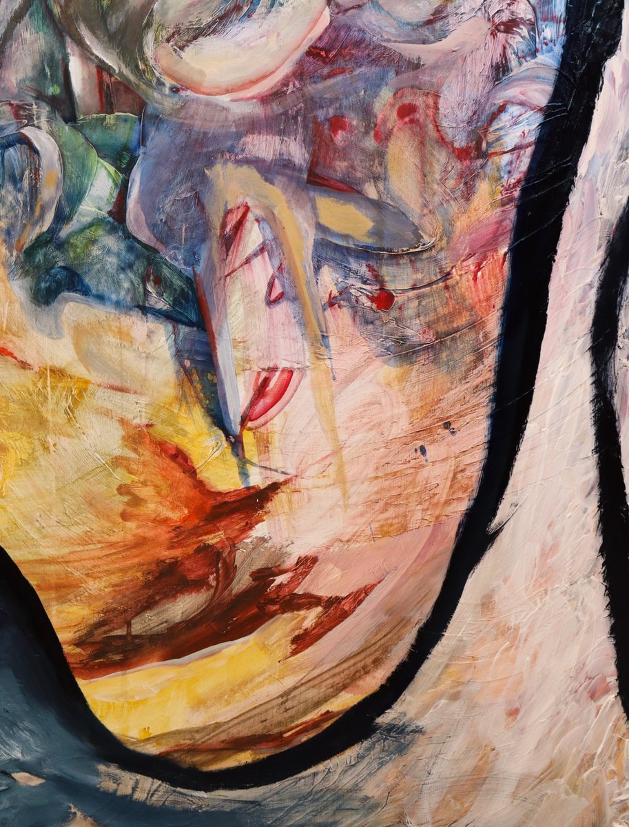 “Don’t Be a Stranger” by <a href="/MyersSchoolUA/">Myers School of Art</a> student Katherine Strobel uses abstract forms to explore universally shared yet uniquely mundane human experiences.
Visit the Institute galleries this Friday, 12/8 from 4-7pm for a free opening reception! RSVP at uakron.edu/ihsc/whats-on/…