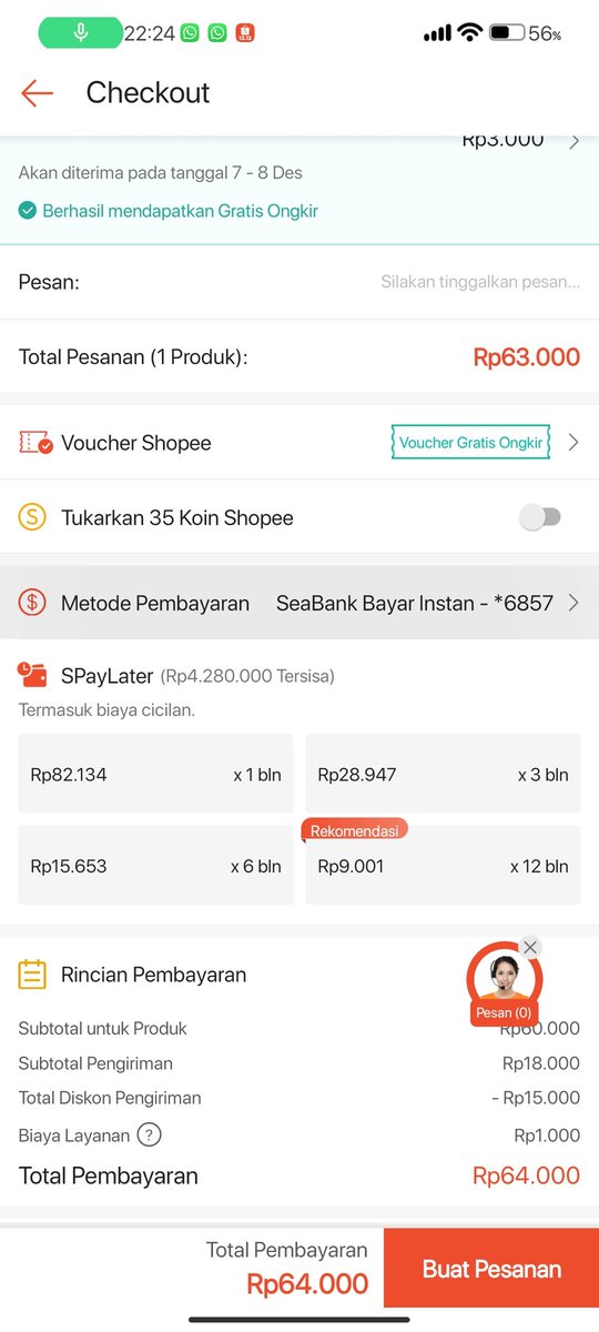 Dikyaryap's tweet photo. Pas iseng cek, bunga paylater ngeri juga ya. Sampe 30 coyy. Maruk banget. Untung gpernah utang https://t.co/zZL1DLZbZw