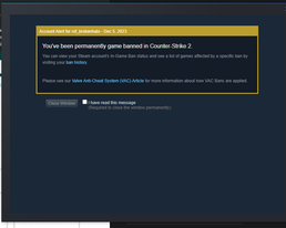 ROFBrokenHalo's tweet photo. I'm done with your game @valvesoftware the false game ban was the final straw! I'm done! You just allow cheaters and ban good players! #counterstrike2 The fact yall game banned falsely before proves yall shit stinks https://t.co/i0Utuhl8Cd