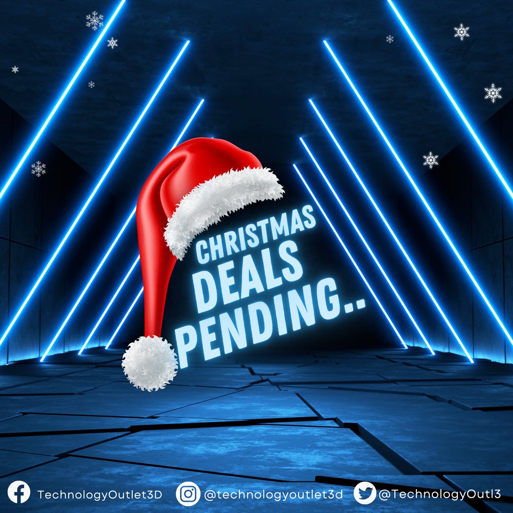 Copymaster3D (@copymaster3d) on Twitter photo πChristmas is coming! And so are some amazing deals! π
Keep an eye out for some great bundles and discounts!
Just starting out in the 3D printing world? We're happy to help and advise on what would work best for you.
Email us on sales@technologyoutlet.co.uk πChristmas is coming! And so are some amazing deals! π
Keep an eye out for some great bundles and discounts!
Just starting out in the 3D printing world? We're happy to help and advise on what would work best for you.
Email us on sales@technologyoutlet.co.uk