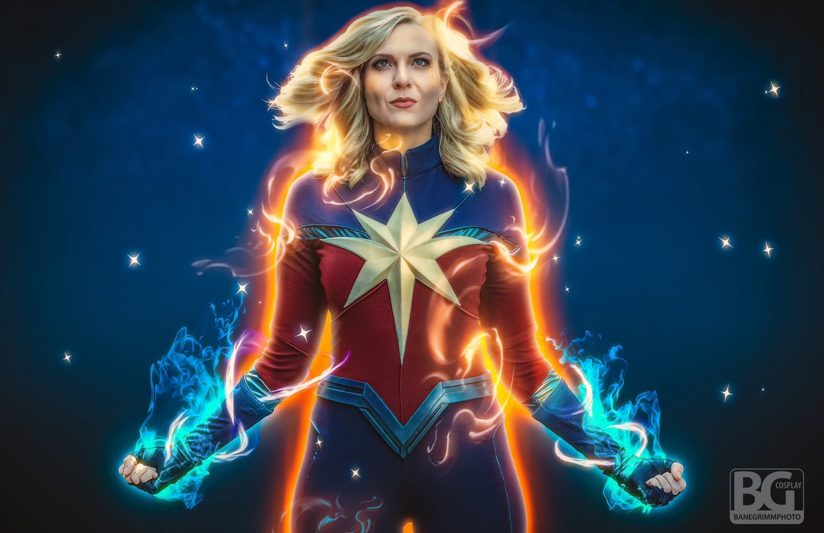 Captain Marvel, Carol Danvers, Prodigal Child of the Milky Way, Princess of Aladna. #TheMarvels #CaptainMarvel photo and edit by BaneGrimmPhoto