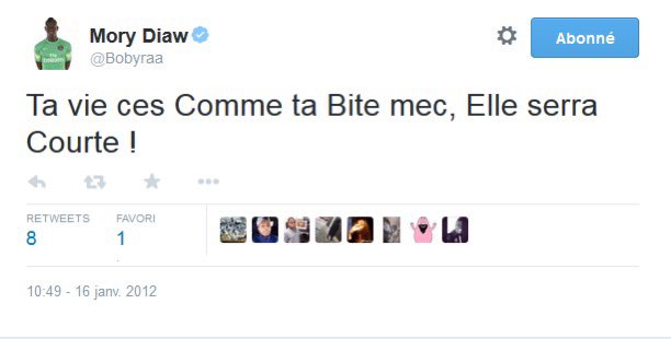 Thread : les anciens tweets de Mory Diaw ptdrrr le divertissement