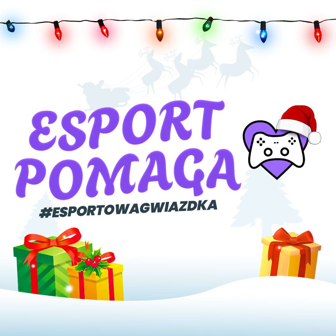 #EsportowaGwiazdka 🌟

🎉 Święta to magiczny okres. Razem możemy sprawić, że będą one niezapomniane dla tych najbardziej potrzebujących. 💜

Kolejny rok z rzędu wesprzemy placówkę "Wesołe Małolaty" z Krakowa. Spełnimy świąteczne marzenia dzieci oraz wesprzemy organizację wigilii