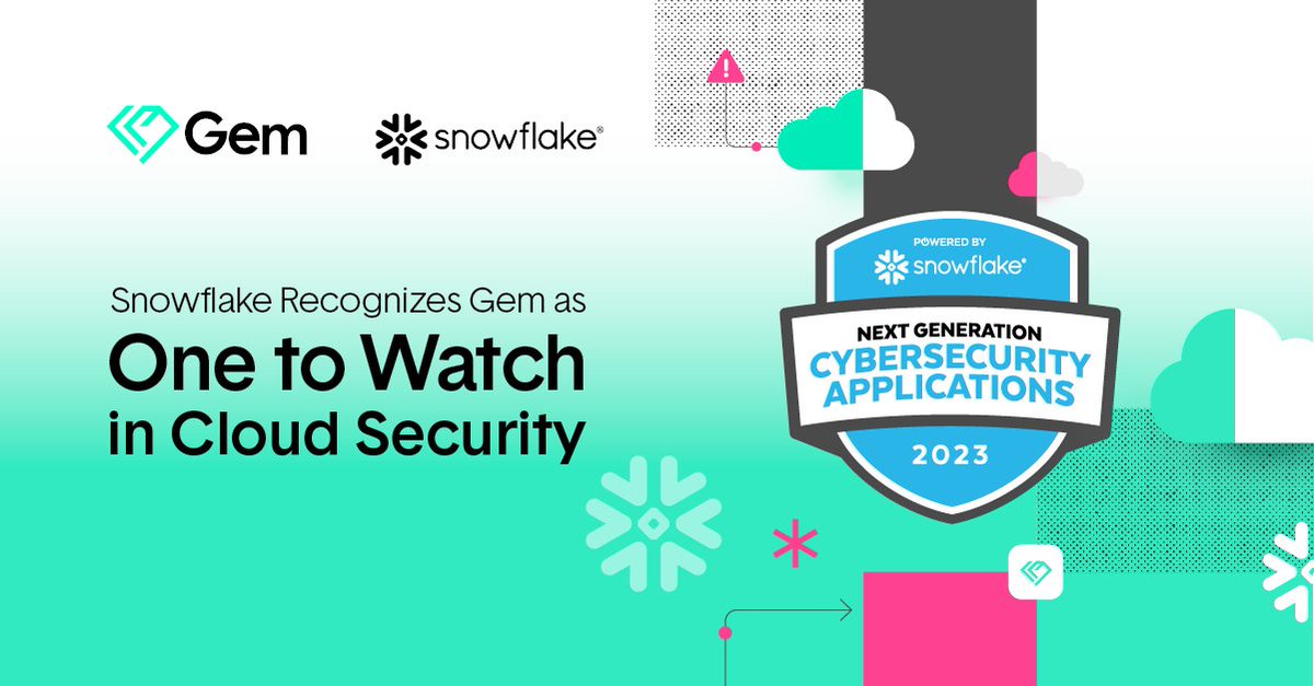 Excited to be recognized as One to Watch in the Cloud Security category of @snowflakeDB’s 2023 Next-Generation Cybersecurity Applications report! Learn More: hubs.la/Q02c0-rY0 #SnowflakeCyberApps