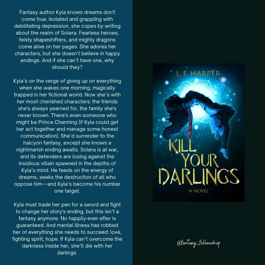 Fantasy Fellowship (@fanfellowship) on Twitter photo KILL YOUR DARLINGS by <a href="/dragonspleen/">KILL YOUR DARLINGS is on book tour π</a> managed to captivate us and had us thinking about books and characters we love. KILL YOUR DARLINGS by <a href="/dragonspleen/">KILL YOUR DARLINGS is on book tour π</a> managed to captivate us and had us thinking about books and characters we love.