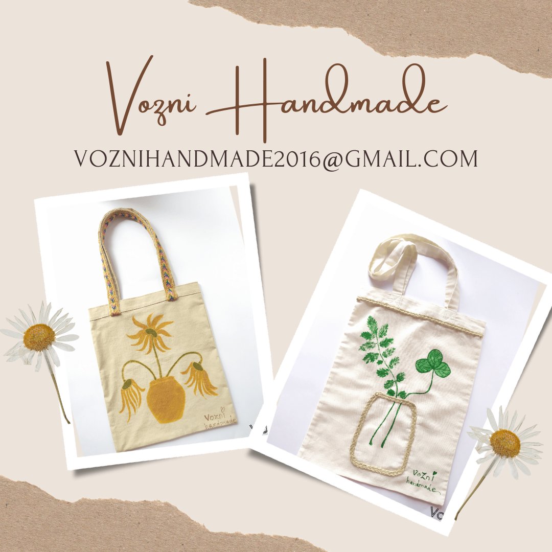 Rednurcom's tweet image. Vozni Handmade Tote bag

Email: voznihandmade2016@gmail.com