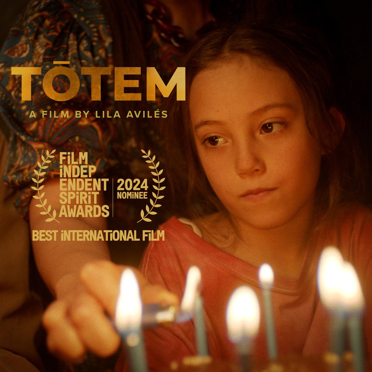 Congratulations to the TÓTEM team for their nomination for Best International Film at the 2024 <a href="/filmindependent/">Film Independent</a> Spirit Awards!