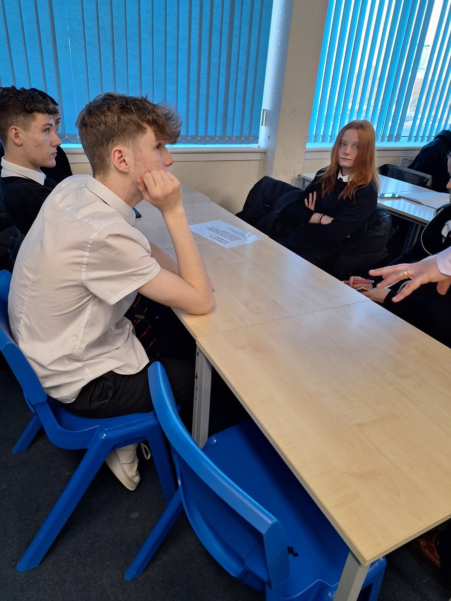 Thank you to the <a href="/PoliceScotland/">Police Scotland</a> Partnerships, Prevention and Community Wellbeing team for working with our Criminology class on crime prevention. Great learning with pupils able to use their knowledge and critical thinking skills <a href="/IrvineRoyalAcad/">Irvine Royal Academy</a>