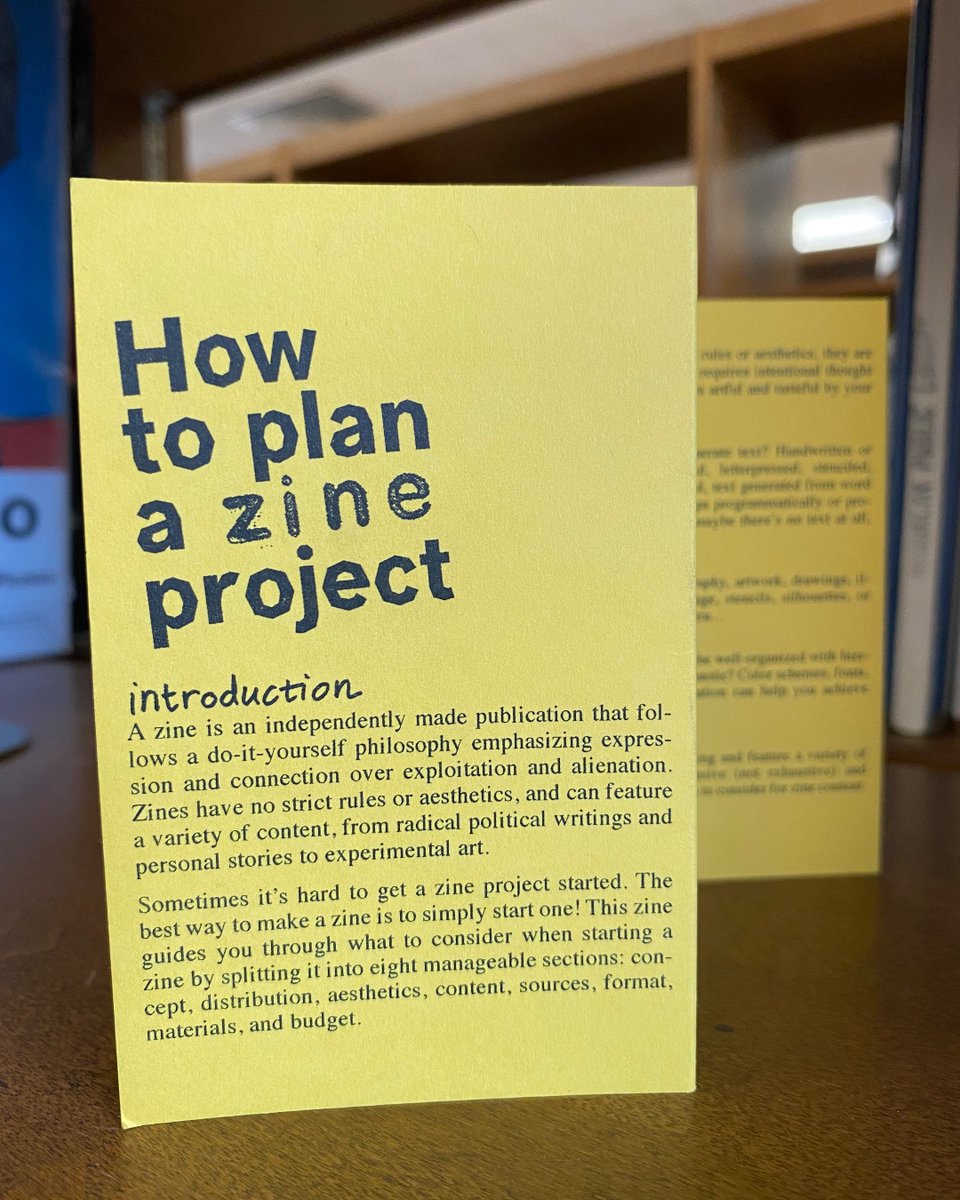 Do you want to know how to make a zine? Pick up a free copy of How to Plan a Zine Project during your next trip to Art & Music at Central Library and then head over to @brooklynmuseum for Copy Machine Manifestos: Artists Who Make Zines. #ZinesBkM