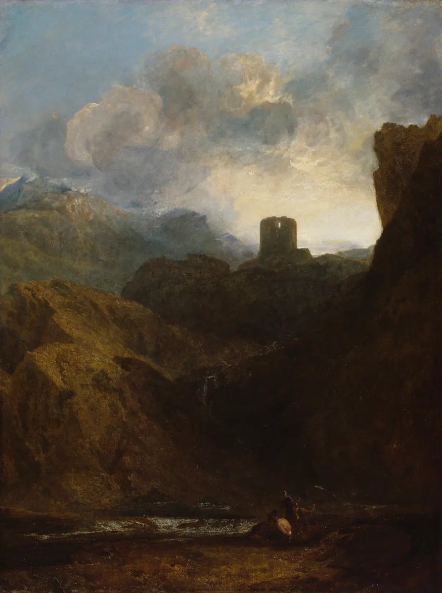 Dolbadarn Castle as painted by Turner