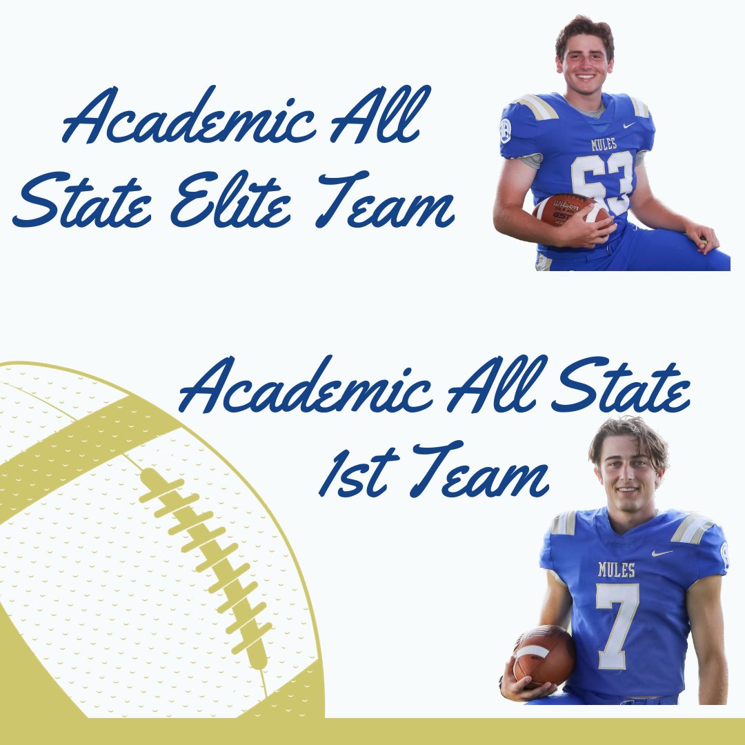 Congrats to James Jaeckle and Parks Zunker for making the All State Teams 🐴 🆙