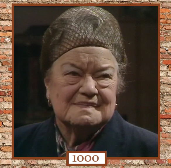 Corriepedia's tweet photo. Violet Carson reached 1,000 episodes in the role of Ena Sharples on 19th May 1976 and was the fifth actor to reach the milestone #Corrie #LongServing https://t.co/ZsJhkkGISb