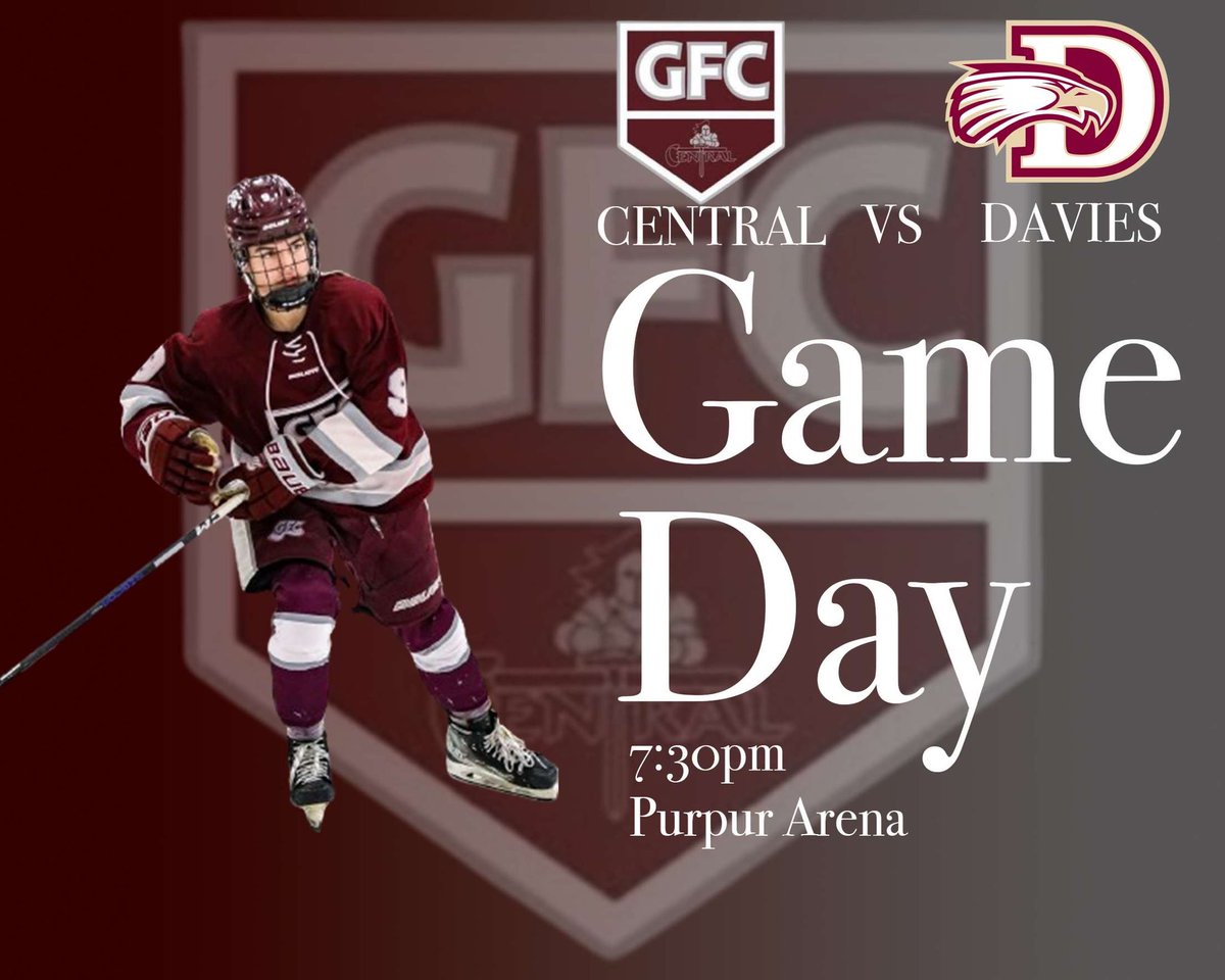 GFChockey's tweet photo. The Knights take on Fargo Davies
tonight at home!! 

⚔️ 🆚 🦅
⏰ 5:15 (JV) I 7:30 (VARS)
📍 Purpur Arena
📻 https://t.co/KA7ftFJ7mF
 #onwardcentral https://t.co/qCdkVBVVjF