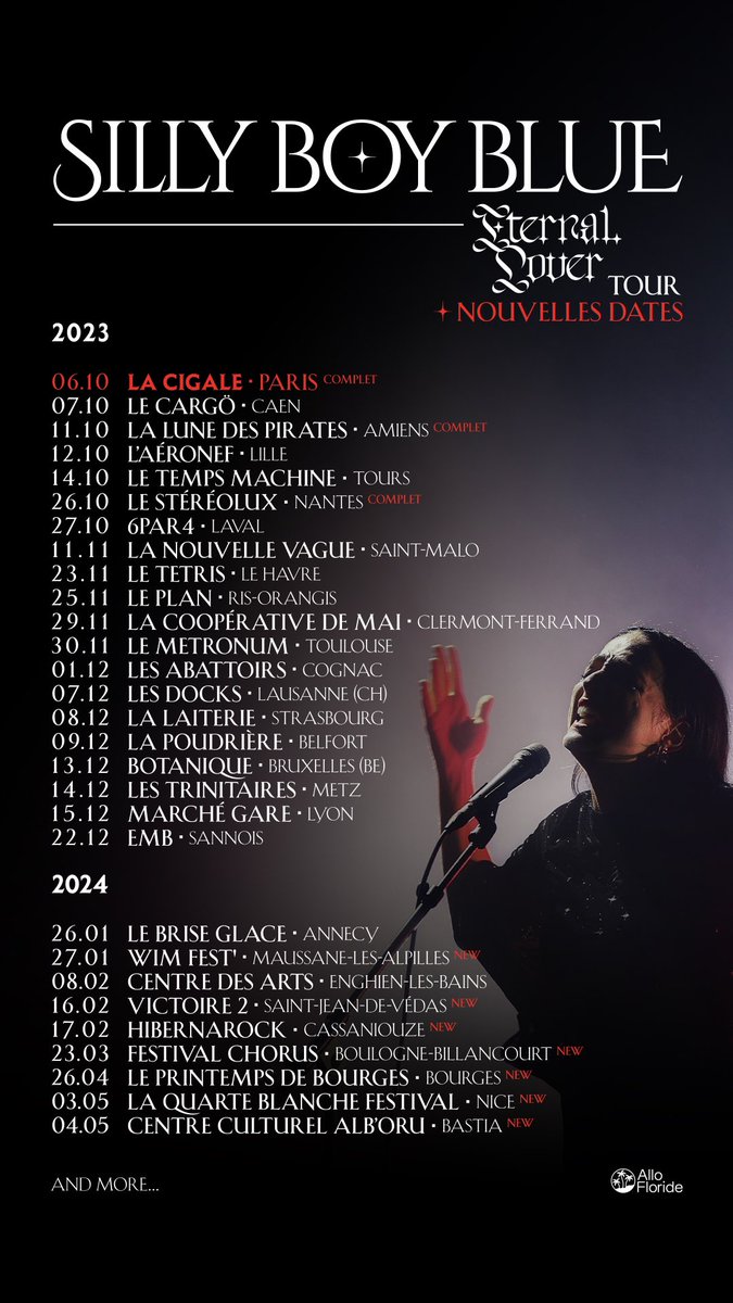 2024 ♥️ ETERNAL LOVER TOUR ♥️ la suite ♥️