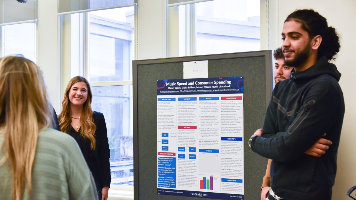 SmithBusiness's tweet photo. Smith celebrated #BusinessResearch with a poster presentation session at #GoodesHall. Students in the inaugural undergraduate research in business course delved into the world of research production in a business setting, with outstanding results!
https://t.co/6XK4PYyxnY https://t.co/bW2CDu63wW