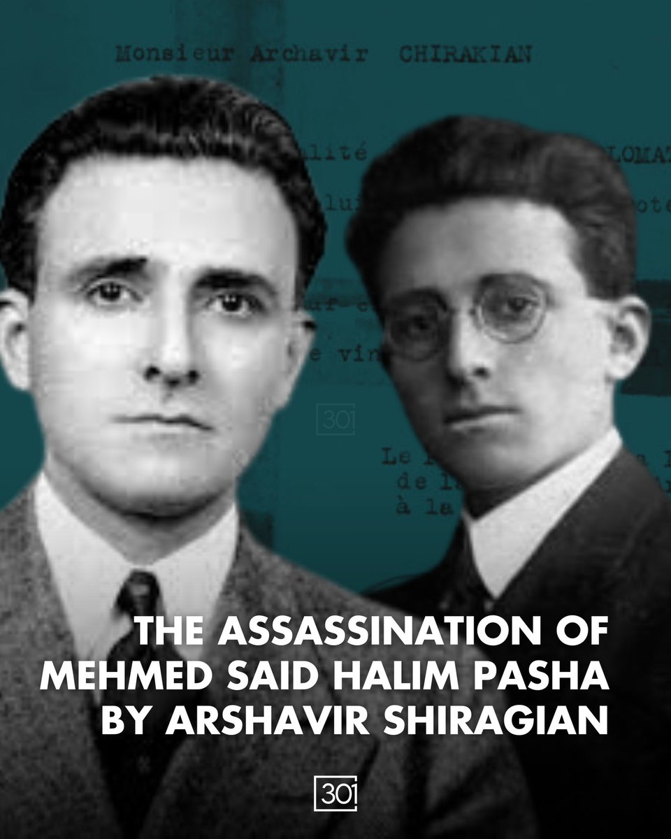 102 years ago, on December 5, in Rome, the capital of Italy, at the age of 21, Arshavir Shiragian assassinated one of the organizers of the Armenian Genocide, Turkish Prime Minister Mehmed Said Halim Pasha.

In 1913-1917, Said Halim Pasha served as the Grand Vizier of the Ottoman