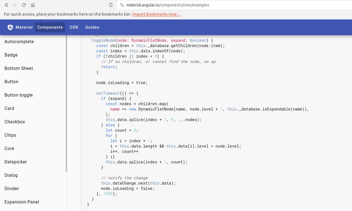 This moment when after years of teaching people not to use setTimeout in <a href="/angular/">Angular</a> and you see this in official documentation... I understand - easy to use idea, but many people use documentation as bible that misleads them into bad practices
