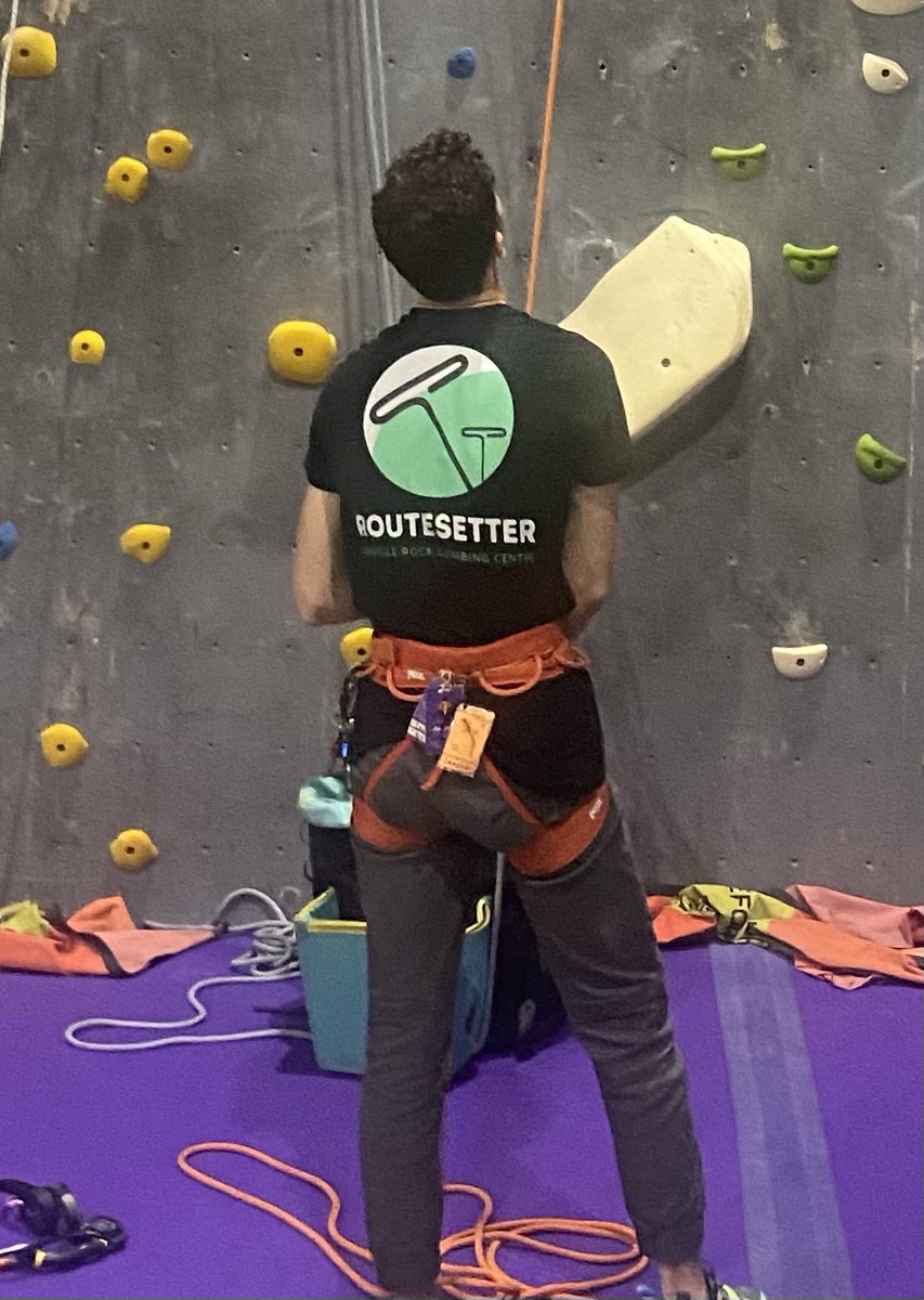 Tocca_Life's tweet photo. Setting crew set some great new climbing routes at Aiguille!  New routes being set every week to challenge both new and experienced climbers.  $TLIF https://t.co/NKzLUVksP2
