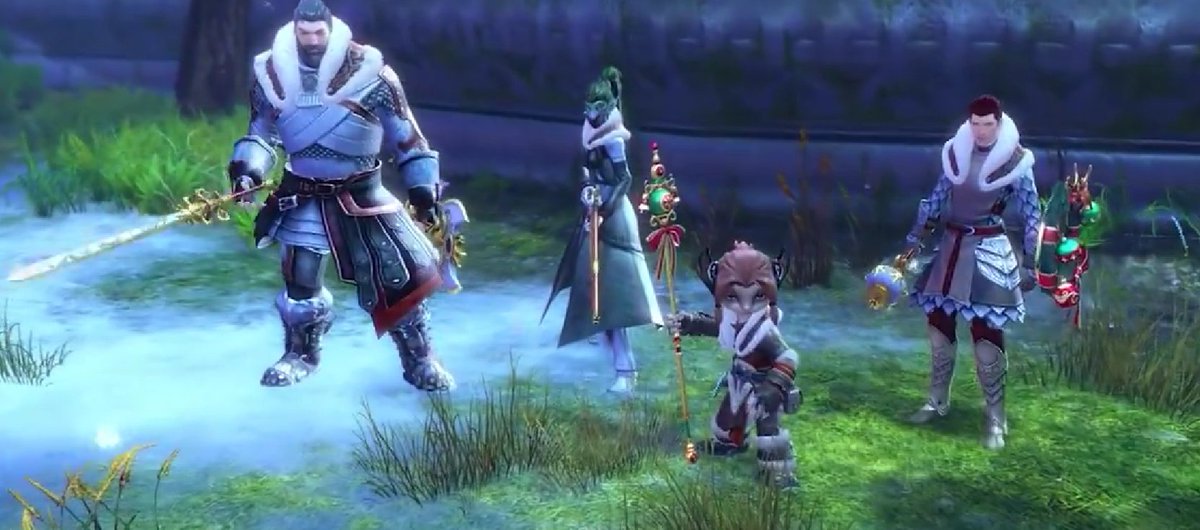 ProjektDyad's tweet photo. New @Guildwars2 Wintersday stuff!❄️

Looks like a new weapon set, new shoulders, new backpiece, and new mini?

Can't wait to celebrate Wintersday once again!

#Guildwars2 #Gw2 https://t.co/Quq5gmg7NT