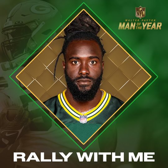 'I’m giving YOU the chance to meet me at a game next season to celebrate my Walter Payton Man of the Year nomination! Every donation will support the De’Vondre Campbell Family Youth Foundation.

Enter at alltroo.com/campbell #wpmoy @nfl @nationwide @alltroo'