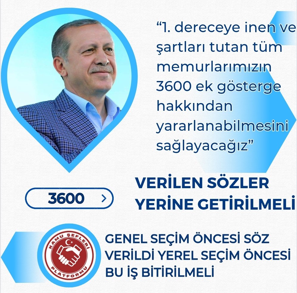 Sayın Bakanım <a href="/isikhanvedat/">Prof. Dr. Vedat Işıkhan</a> Sayın Cumhurbaşkanımız <a href="/RTErdogan/">Recep Tayyip Erdoğan</a> söz verdi, önceki Bakanımız <a href="/vedatbilgn/">Vedat Bilgin</a> tasarı hazır dedi  #3600SözüNerede kaldı sizden acil çözüm bekliyoruz.
<a href="/memetsimsek/">Mehmet Simsek</a> <a href="/Nilgun_OK/">Nilgün ÖK 🇹🇷</a> <a href="/avabdullahguler/">Abdullah Güler</a> <a href="/akbasogluemin/">Av. M.Emin AKBAŞOĞLU 🇹🇷</a> <a href="/AvOzlemZengin/">Av. Özlem Zengin 🇹🇷</a> <a href="/alpayozalan35/">Alpay Özalan 🇹🇷</a> <a href="/Mustafa_Destici/">Mustafa Destici</a>