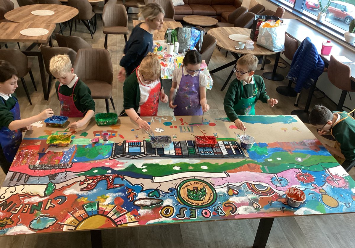 WillowtownPri's tweet photo. Year 4 had the most amazing day with @rhiannon_art to create our beautiful Willowtown Way mural π¨ #WPSea @EAS_ExpressArts #WillowtownWay4 https://t.co/AFB1kOiPMk