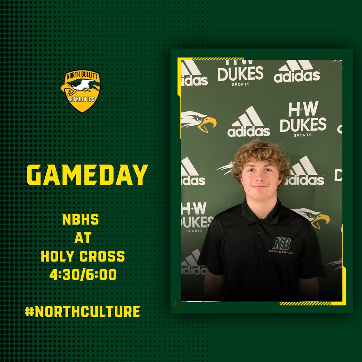TalonTalkNBHS's tweet photo. 🚨 BOYS BASKETBALL GAMEDAY🚨

📍HolyCross 
⏰ 6:00pm
📺 NFHS 

#NorthCulture https://t.co/XXUvx2rink
