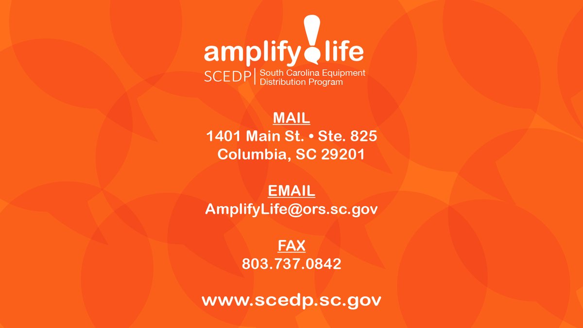 South Carolina Equipment Distribution Program tweet media