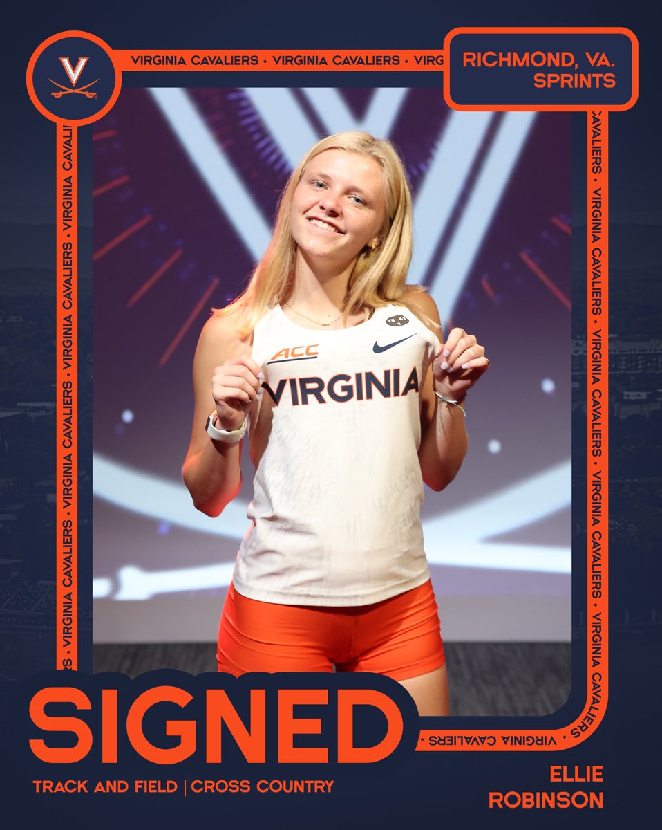 UVATFCC's tweet image. Our newest Cavalier ✍️

Welcome to UVA, Ellie Robinson!

#GoHoos⚔️