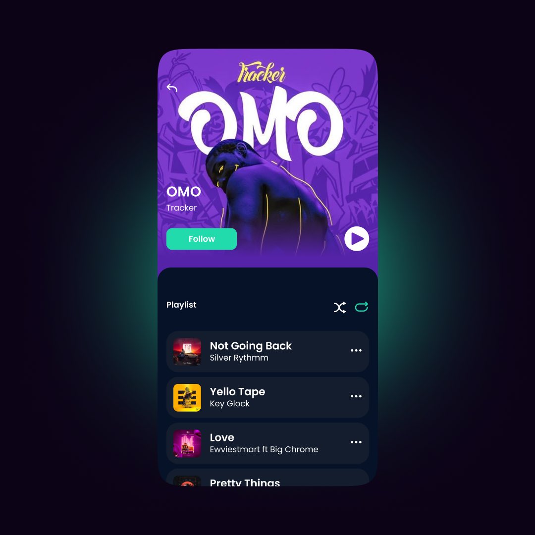 lino_designs's tweet photo. Modern style music mobile app design. 

#mobileapp #uidesign #uiux #music #figma @figma https://t.co/fGY9SRdrPQ