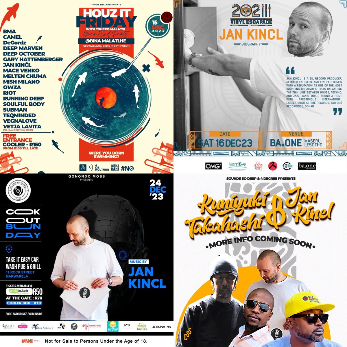 Week 1 about to go down… 🇿🇦🇱🇸

…

I’m in the country from Dec 15 till Jan 15, promotors interested in a booking hit ⁦<a href="/Floyd_Daddy_D/">#LordOfTheRecords🎼</a>⁩ 076 3086297 or ⁦<a href="/WolfordHeifer/">Gary Hattenberger</a>⁩ 065 1602425