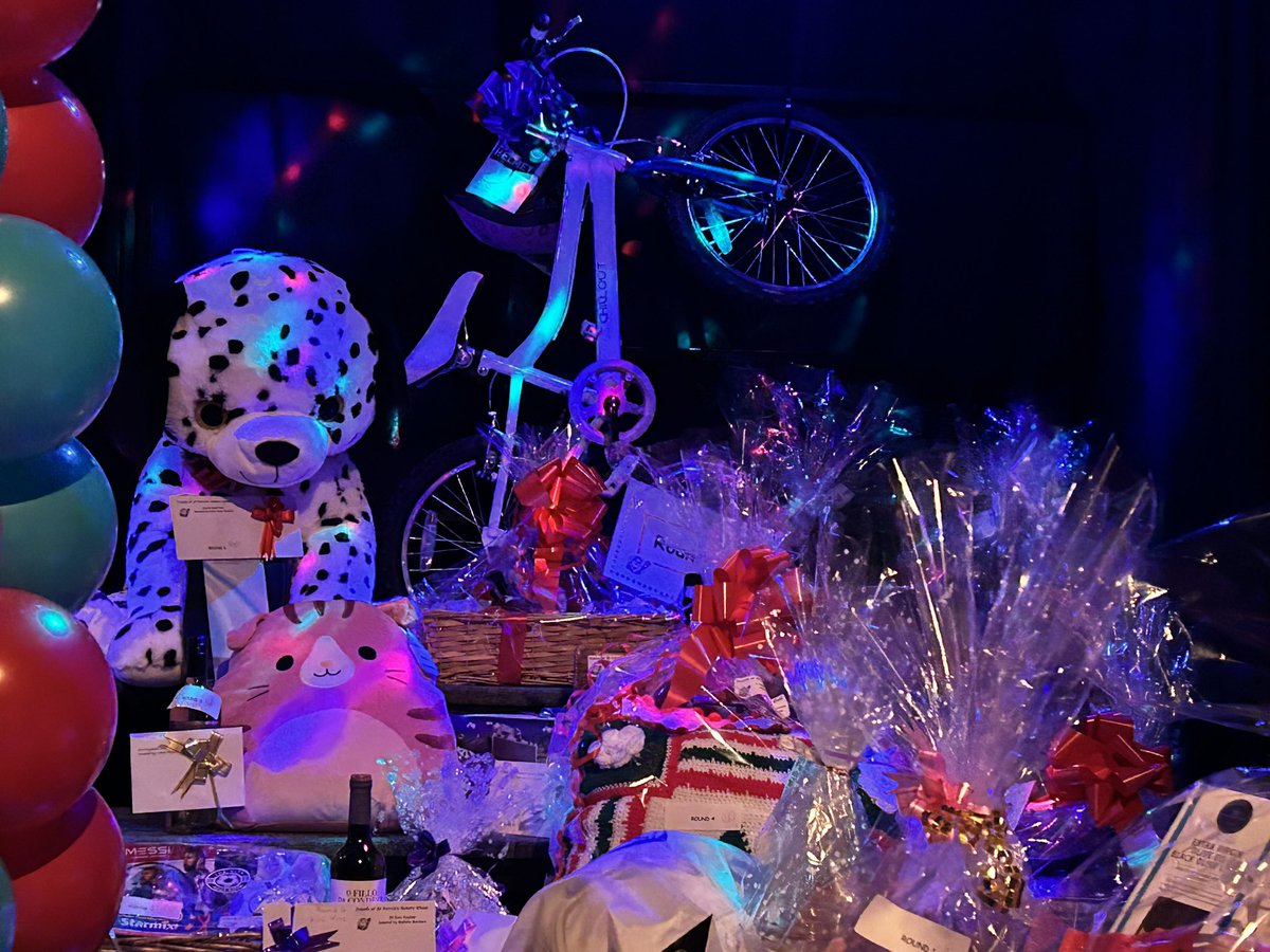 The stage is set. We’re all ready for our fabulous Rickety Wheel tomorrow night. Only a few tickets left. First come, first served from the school office.