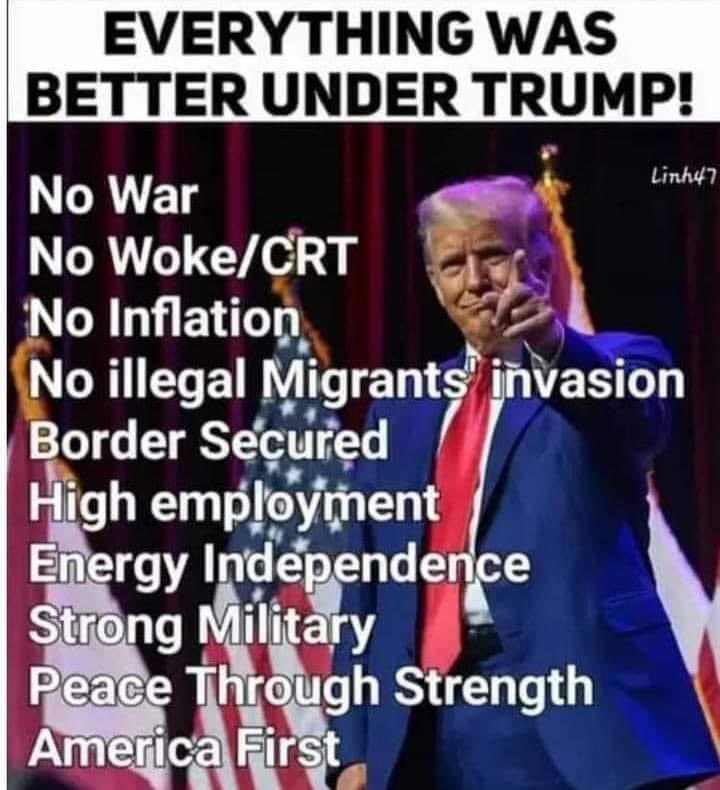 Life was better under President Trump @DixiDarlen @Pixie1z @nanavet3 60K @cmir_r @n8n0w @imcg_2 @Zegdie @Outs45 @Bagel69er @G_TheOriginal @PAYthe_PIPER @Wendy_Rog6 @originalace13 @twnkltwinkle @DFBHarvard @Tweeklives @CatalinaShadow @MagaPatriotHM @KatTheHammer1…