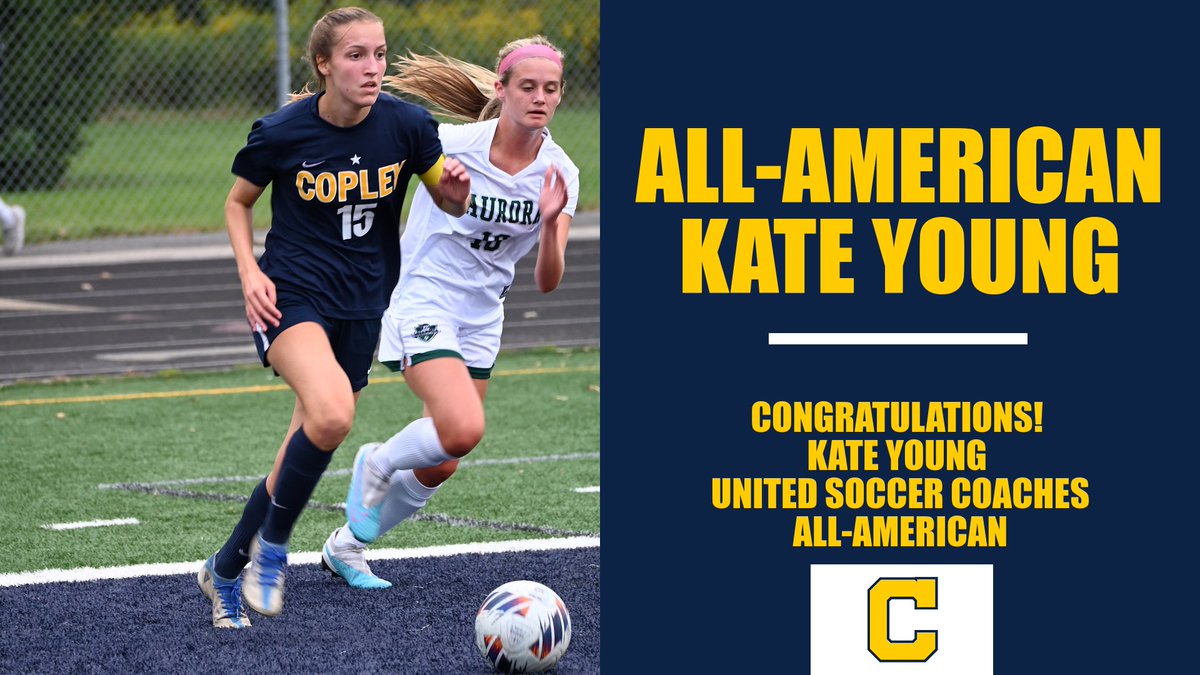 Congratulations to senior Kate Young, who was named an All-American today by the United Soccer Coaches. This is an elite group made up of the best female soccer players in the nation!