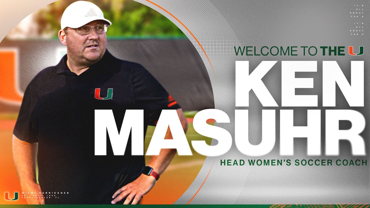 We've got our guy ❕

Welcome to the U, <a href="/KenMasuhr_Jr/">Ken Masuhr</a> 🙌

📰: canes.news/Masuhr_Hiring