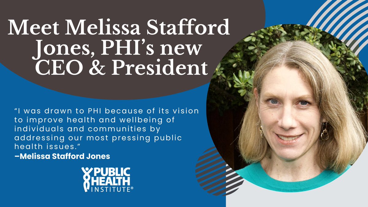 PHIdotorg's tweet photo. After an extensive national search, Melissa Stafford Jones has been named PHI's new CEO &amp; President. Learn more about how Stafford Jones is positioned to lead @PHIdotorg into its next phase of transformative #PublicHealth -- https://t.co/qUyNgWYev6 https://t.co/81hGeh14kl