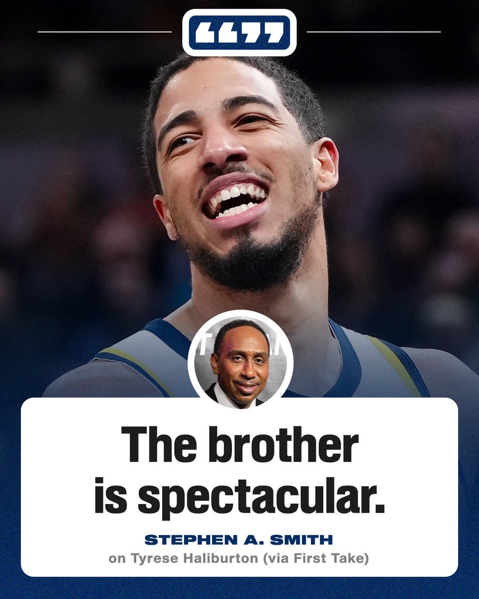 FirstTake's tweet photo. .@stephenasmith on Tyrese Haliburton 🔥 https://t.co/52XG3809Vu