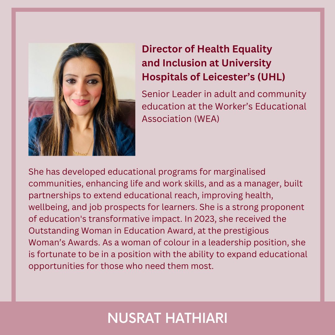 <a href="/OpenMindCoach/">Sandra Pollock OBE, MA</a> The event will be hosted during the #16DaysOfActivism2023  against Gender-Based Violence to show our support. This year’s theme is “UNITE! Invest to prevent violence against women and girls”

<a href="/MehmoodaDuke/">Mehmooda Duke</a> <a href="/DrRuw/">Ruw Abeyratne</a> <a href="/nhathiari/">Nusrat Hathiari</a>