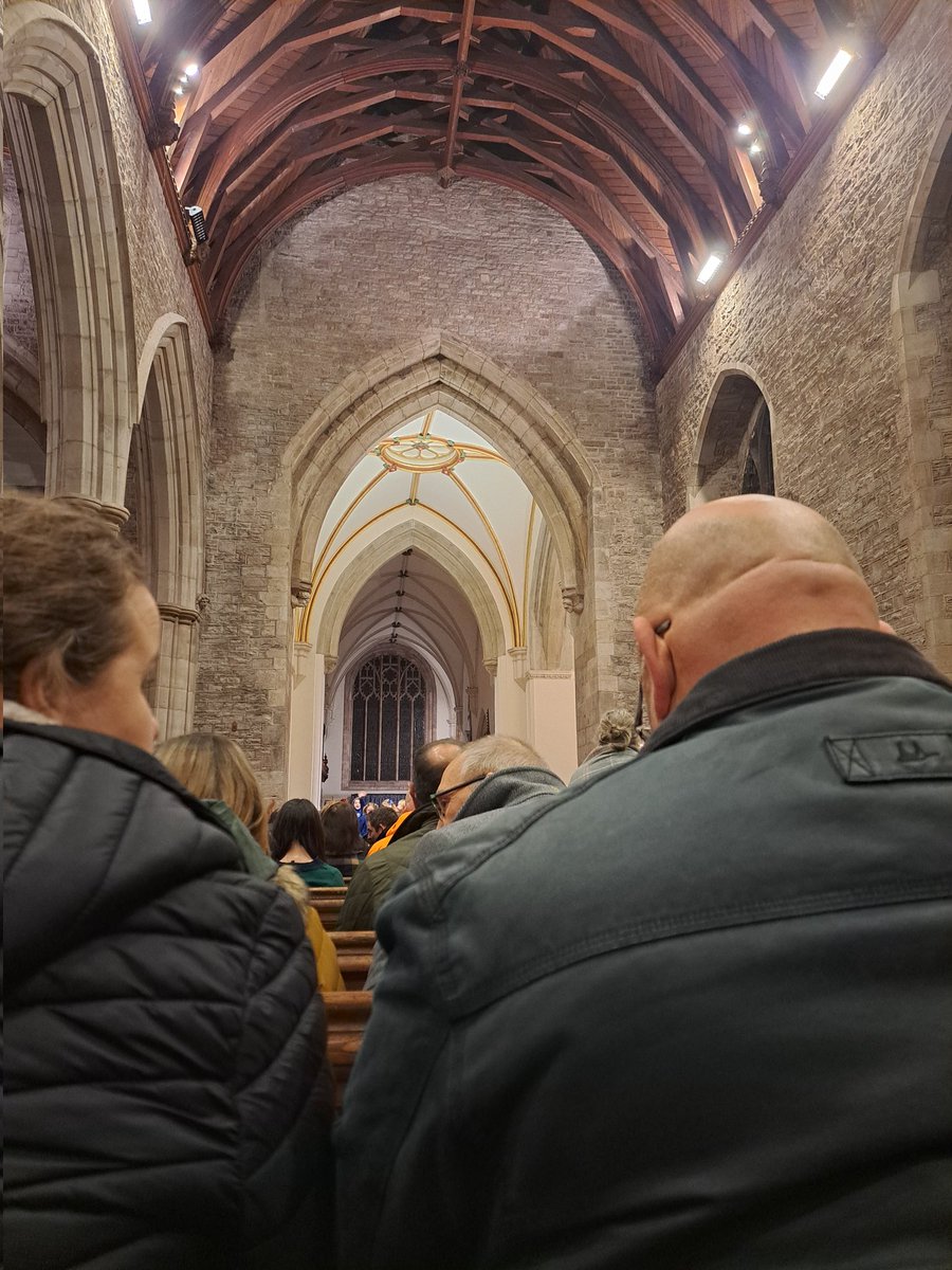 #cantrefchristingle The start of the Christmas celebrations.  Cantref Primary Christingle at St Mary's Abergavenny