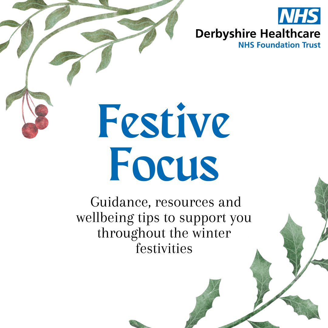 Day 5 of #FestiveFocus is upon us, and if you need urgent mental health crisis support this winter, there are a range of support options available. For example, did you know that the Safe Havens in Derby and Chesterfield are open at night to help you if you need support? 🌙