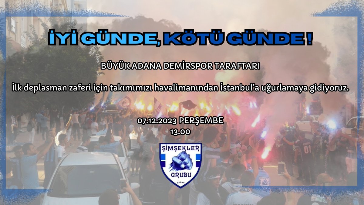 İYİ GÜNDE, KÖTÜ GÜNDE !

#ŞimşeklerGrubu #ÜniAdanaDemir