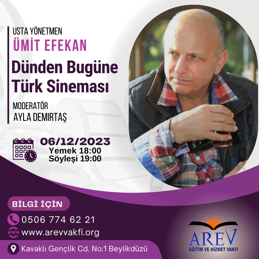 vehbiorakci's tweet photo. Türk sinemasının usta yönetmenlerinden Ümit Efekan beyi AREV Vakfında ağırlayacağız.
Tüm sinema dostlarını yemeğimize ve söyleşimize bekliyoruz sevgili dostlar.
#kültürsanat #arev #beylikdüzü https://t.co/8w1xRBUEnM