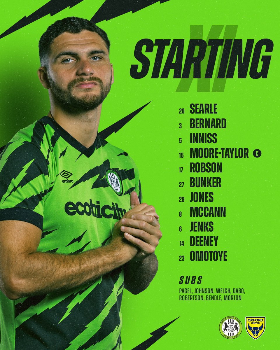 FGRFC_Official's tweet image. A strong Rovers XI!💪

@MinsterPaving | #WeAreFGR💚