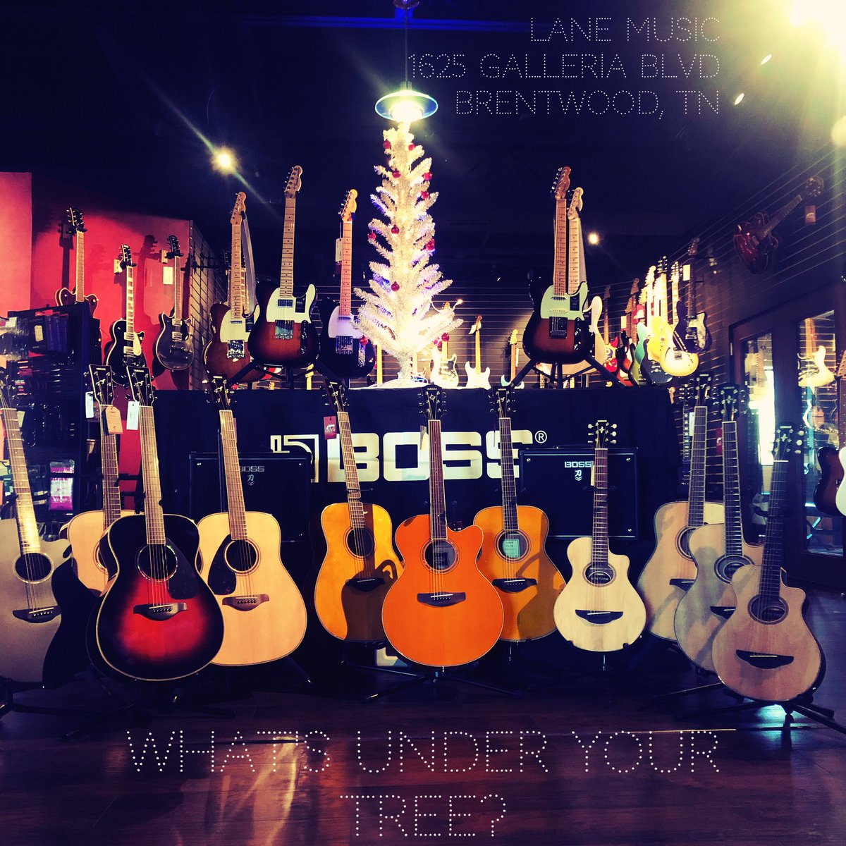 What’s under your tree?  Come grab everything you need at Lane Music!

#guitar #christmas #Hanukkah #holidays #bassguitar #acoustic #gifts #giftideas #give #love #peace #music #nashville #Tennessee #brentwood #williamsoncounty #america #celebrate