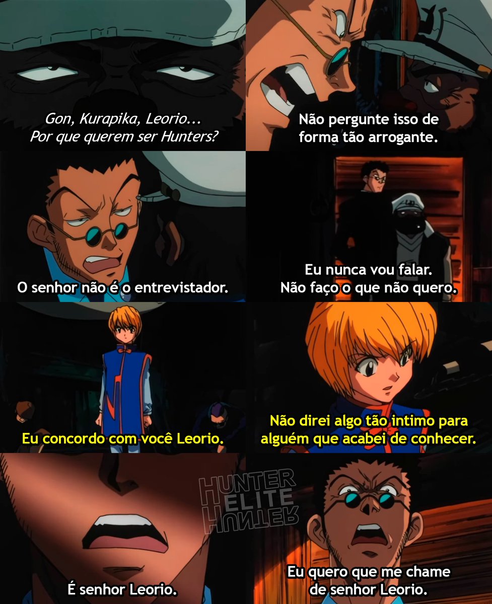 Elite Hunter x Hunter - Senhor Leorio