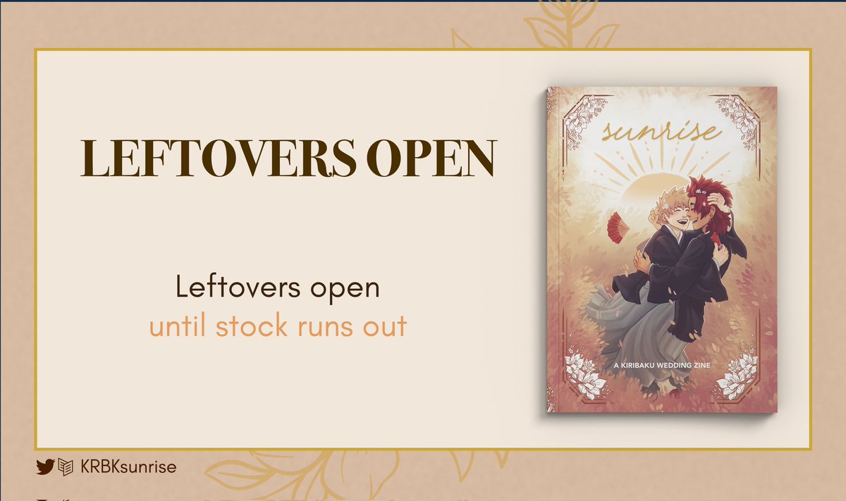 ☀️ LEFTOVERS OPEN ☀️

A fateful day is upon us. 🙏 Our leftover sales are officially OPEN! Be sure to snag everything you want now, because we'll close up shop once stock runs out!

🛒 Link below and in bio! 💕