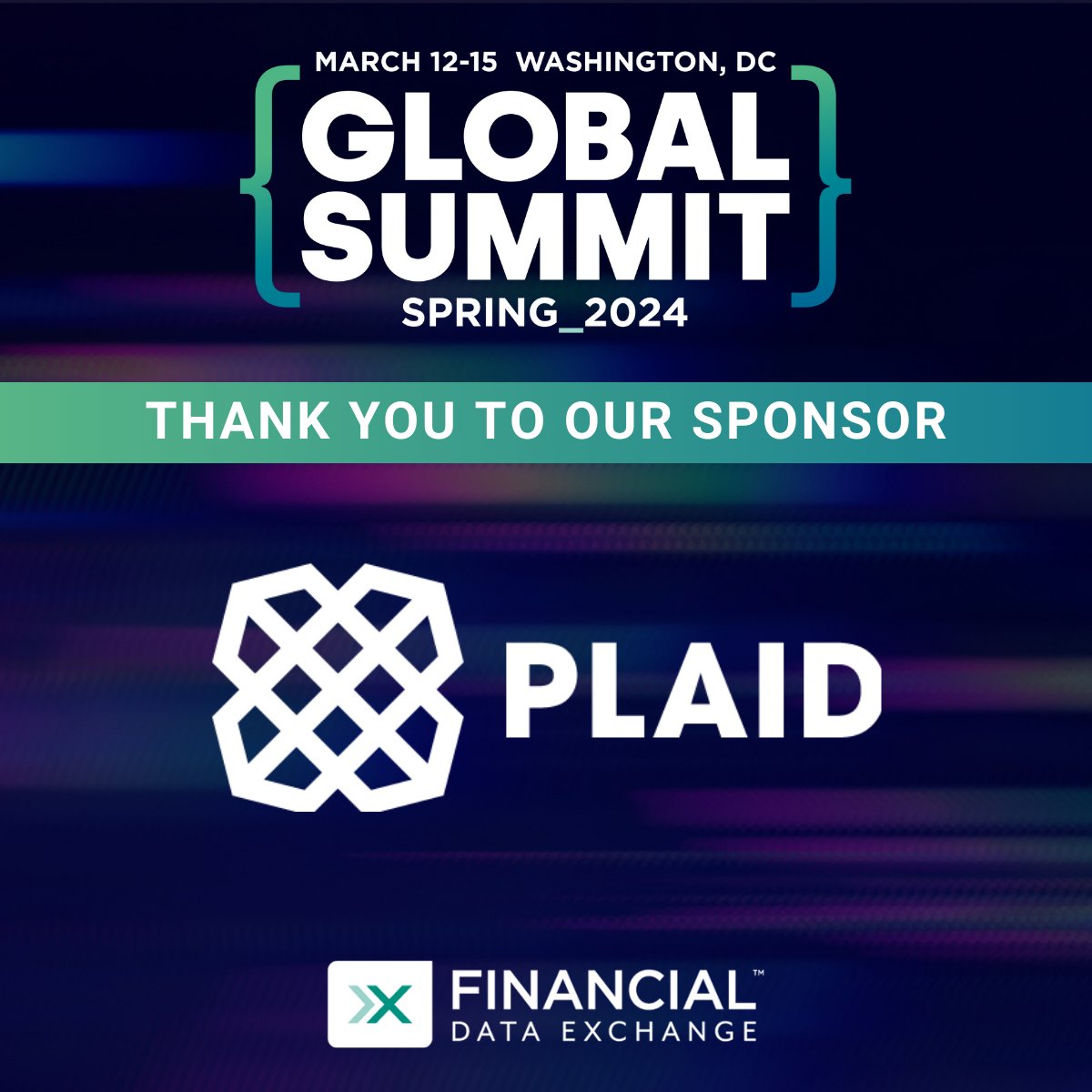FDXOrg's tweet photo. Gratitude is on the menu! 🙌🍽️ Shoutout to #FDXGlobalSummit Executive Lunch Sponsor, @Plaid! We're excited to fuel attendees with a delicious meal, courtesy of you! Thank you for the support. 🤝
Event details ➡️ https://t.co/kBt0cDNpWD
#FDXAPI #OpenBanking #OpenFinance #Sponsor https://t.co/HcB7xqOaU4