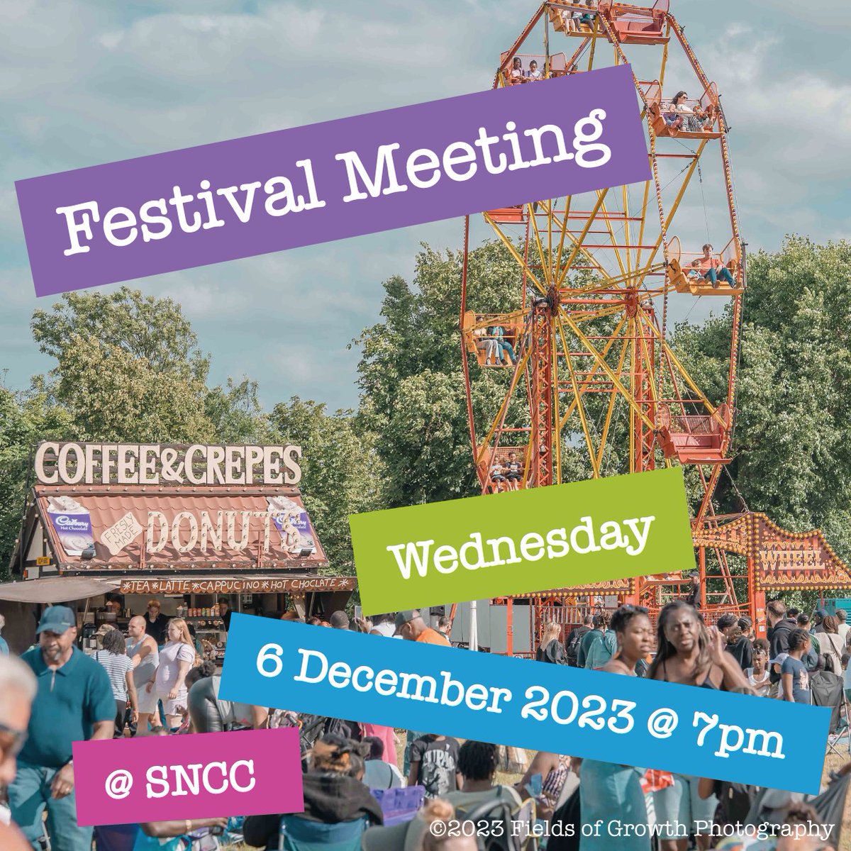 South Norwood Festival 2024 Meeting Wednesday 6 December 2023 @7pm Come along and join our friendly festival planning team or just say hi and leave us with your thoughts or ideas. Join us downstairs at the @southnorwoodcc facebook.com/events/2199558…