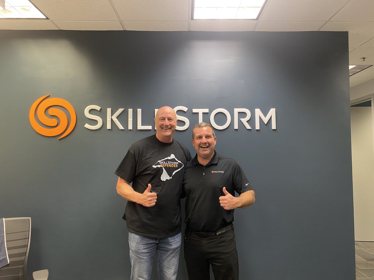 SkillStorm's tweet photo. Where's John Tansill, SkillStorm's Director of Veteran Affairs, this week? John is in Jax!
John was voted SkillStorm's defender so if there's ever a zombie apocalypse we know we'll be protected!
#WheresJohn #JohnInJax https://t.co/mr58mC2cmX