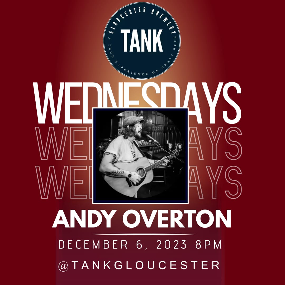 Acoustic Night 🎸

We are excited to welcome Andy Overton to TANK tomorrow evening for our weekly Acoustic Night. 

He will be live from 8 pm for an evening of FREE live music.

See you soon!